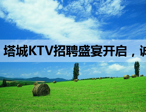 塔城KTV招聘盛宴开启，诚邀精英加入！