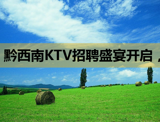 黔西南KTV招聘盛宴开启，佳木斯酒吧招聘信息同步，六安伴游等你来