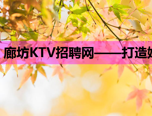 廊坊KTV招聘网——打造娱乐行业人才交流新平台